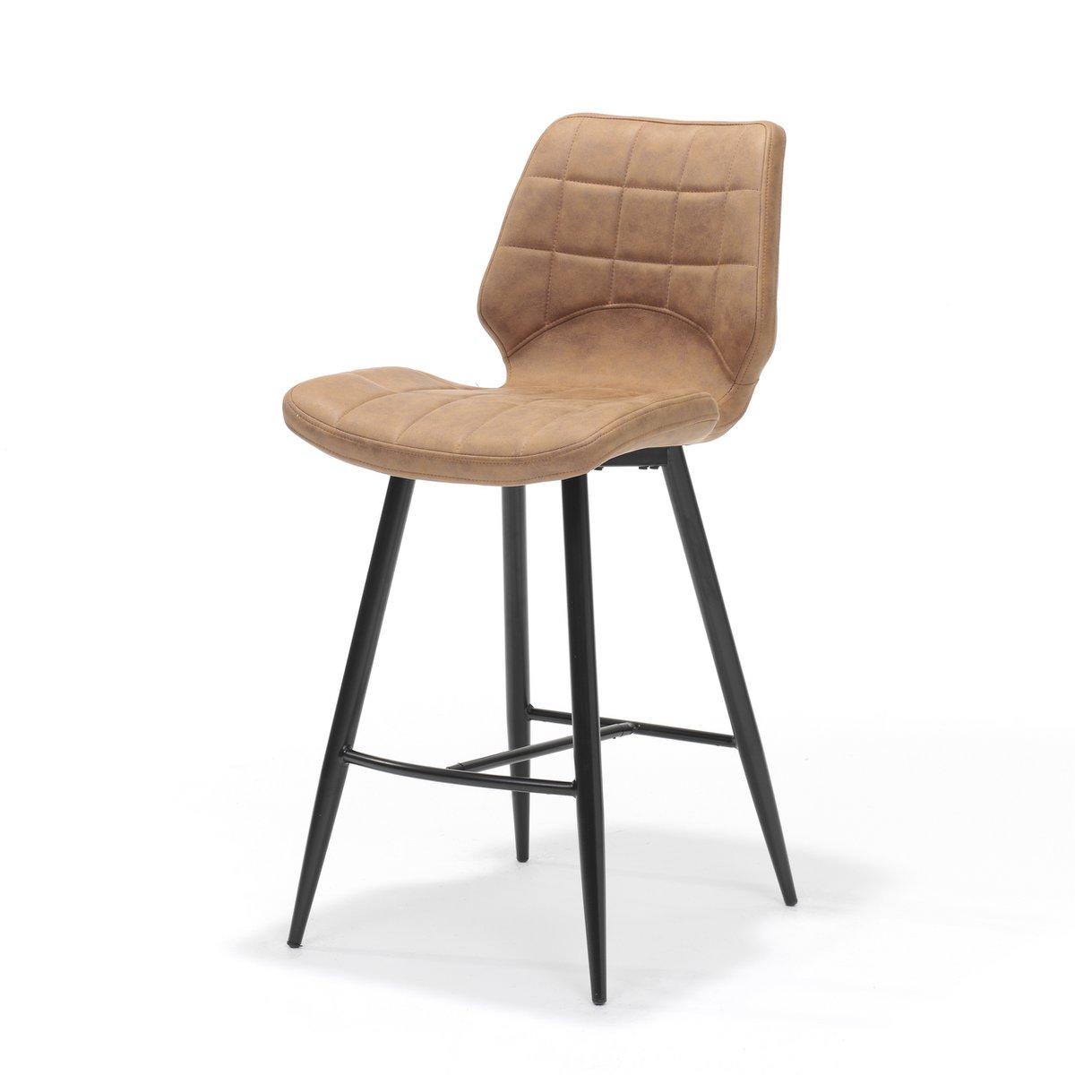 Barstoel - Borgo Soft Stof Cognac
