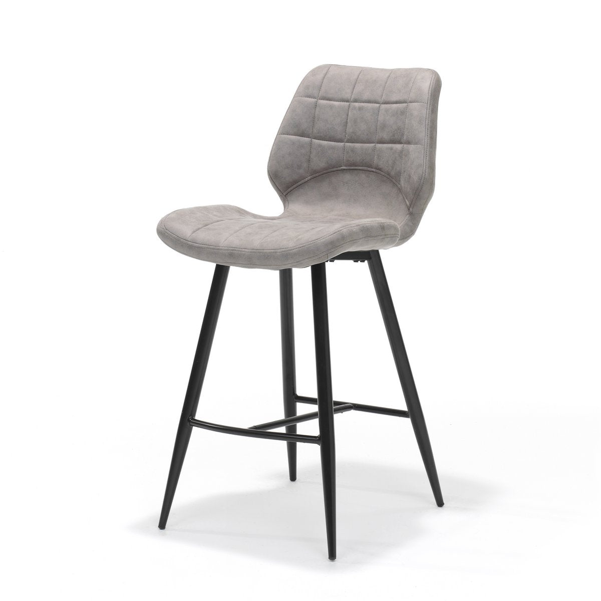 Barstoel - Borgo Soft Stof Pebble