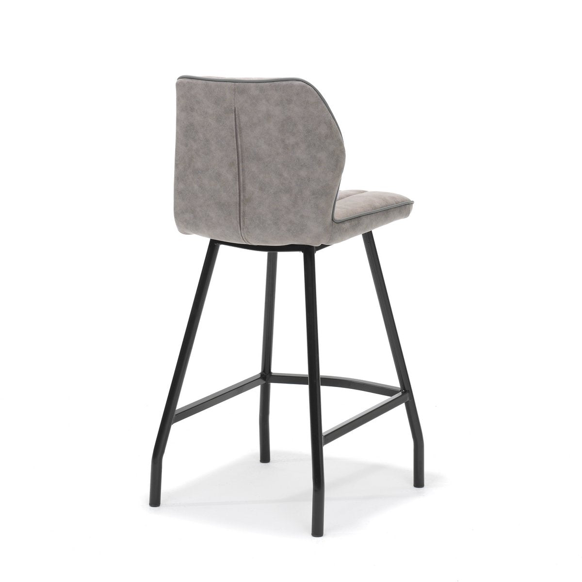 Barstoel - Gino Soft Stof Pebble