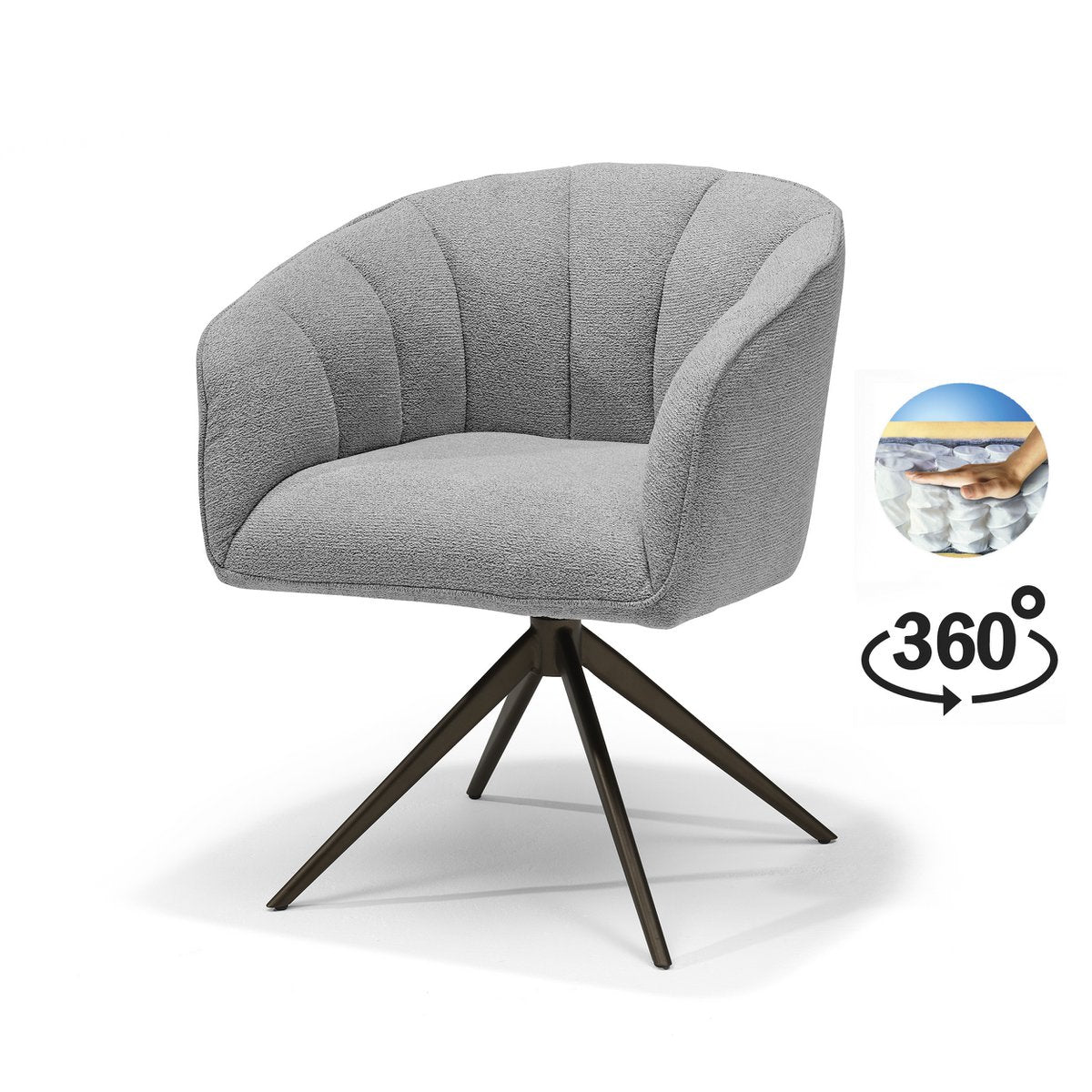 Cocoon Fauteuil - Sahara Grijs Bruin