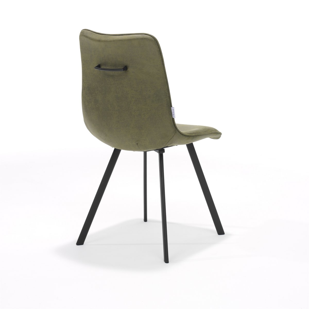 Eetkamerstoel - Microleder Cora Moss Groen
