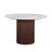 Eettafel - Urban Chique Rond Marmer Walnoot