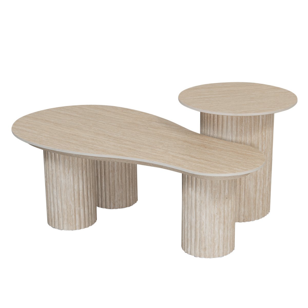 Salontafel - Craft Travertijn Klein